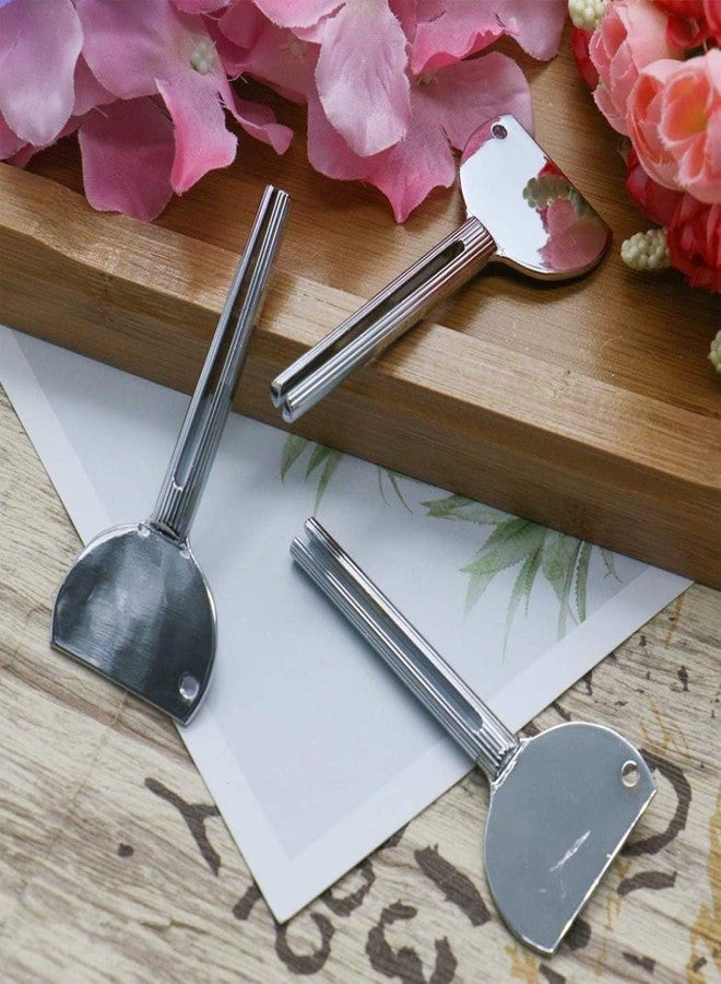 aoukoslt 2Pcs Silver Stainless Steels Metal Tube Squeezer Keys Salon Toothpaste Tube Squeezers, Daily Living Tube Squeezing Aids - Image 5